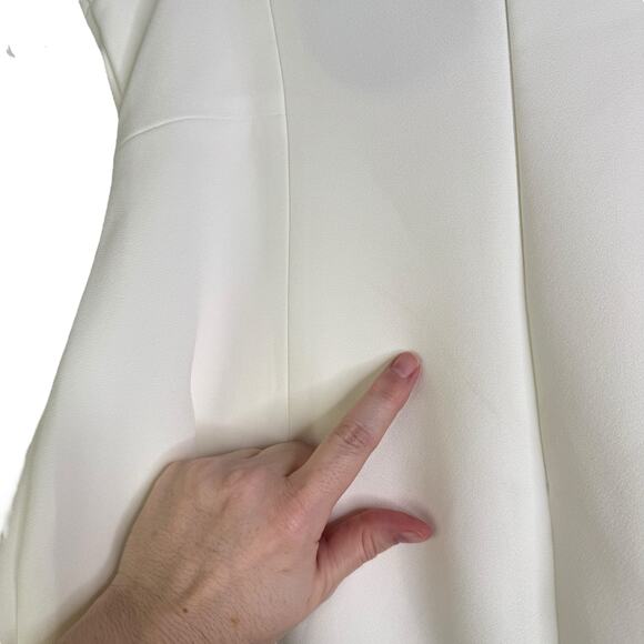 NWT Babyboo Asha Mini Dress Ivory Strapless Bubble Bride Bridal Structured XL - Picture 12 of 14